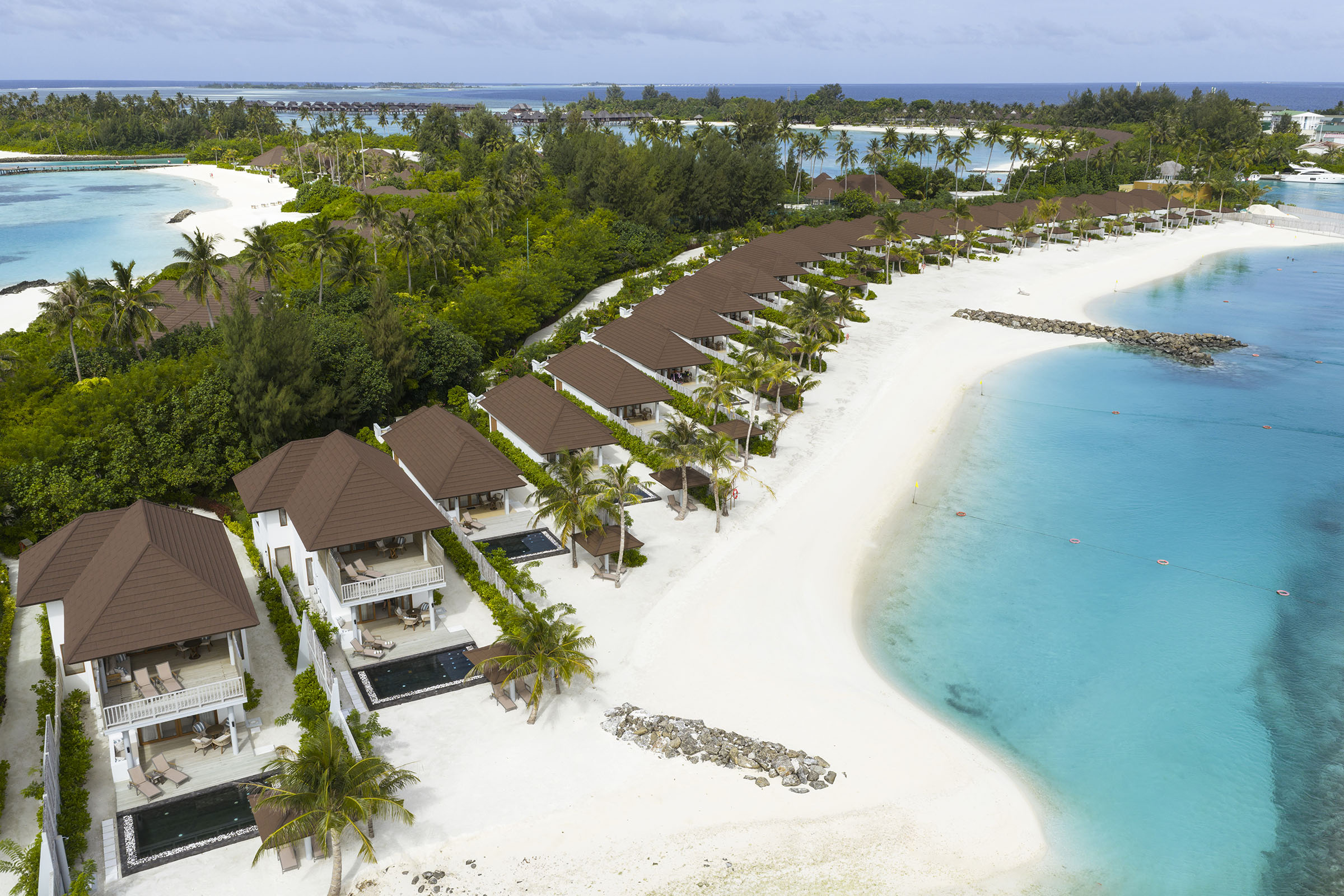 Two Bedroom Beach Residence with pools at Sun Siyam Olhuveli